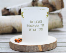 Laden Sie das Bild in den Galerie-Viewer, Windlicht Tischdeko "Freche Weihnachtsmaus"