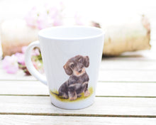 Laden Sie das Bild in den Galerie-Viewer, Konische Tasse "Niedlicher Dackel"