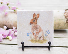 Laden Sie das Bild in den Galerie-Viewer, Antikmarmor-Fliese mit handgezeichnetem Tier- oder Blumenmotiv, dekorativ und einzigartig