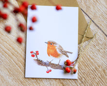 Laden Sie das Bild in den Galerie-Viewer, Weihnachtskarte Klappkarte mit Umschlag, hochwertiger Kunstdruck auf Cotton-Papier mit Naturmotiv