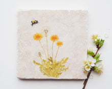 Laden Sie das Bild in den Galerie-Viewer, Bild auf Stein "Lustiger Löwenzahn"