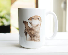 Laden Sie das Bild in den Galerie-Viewer, Große Teetasse "Niedlicher Otter"