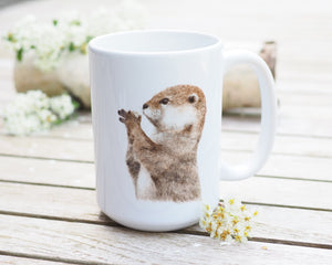 Große Teetasse "Niedlicher Otter"