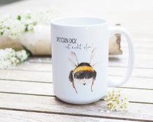 Laden Sie das Bild in den Galerie-Viewer, Große Teetasse "Bisschen dick ist gar nicht slim"