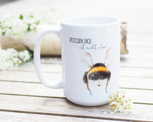 Laden Sie das Bild in den Galerie-Viewer, Große Teetasse "Bisschen dick ist gar nicht slim"