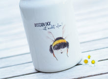 Laden Sie das Bild in den Galerie-Viewer, Vorratsdose aus Keramik mit Deckel "Hummelpo"