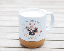 Laden Sie das Bild in den Galerie-Viewer, Große Tasse mit Korkboden, matt, "Tierliebr"
