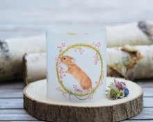 Laden Sie das Bild in den Galerie-Viewer, Zartes Windlicht aus Papier mit weihnachtlichem Motiv Maus, stimmungsvolles Licht für Zuhause