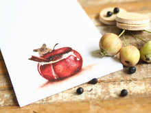 Laden Sie das Bild in den Galerie-Viewer, Notizblock "Maus mit Bratapfel"