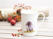 Laden Sie das Bild in den Galerie-Viewer, Tasse aus Porzellan "Wolliges Schaf"