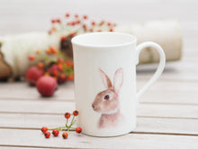 Laden Sie das Bild in den Galerie-Viewer, Porzellantasse "Kaninchenportrait"
