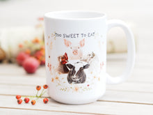 Laden Sie das Bild in den Galerie-Viewer, Große Teetasse "Too sweet to eat"