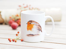 Laden Sie das Bild in den Galerie-Viewer, Feine Keramiktasse "Fluffiges Rotkehlchen"