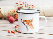 Laden Sie das Bild in den Galerie-Viewer, Emailletasse "Schnupperfuchs"