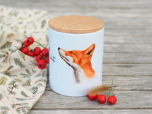 Laden Sie das Bild in den Galerie-Viewer, Kleine Vorratsdose aus Keramik „Schnupperfuchs“