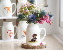 Laden Sie das Bild in den Galerie-Viewer, Vase Milchkännchen Dackel