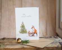 Laden Sie das Bild in den Galerie-Viewer, Schönes Weihnachtskarten-Set "5 x Frohe Weihnachten"