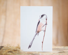 Laden Sie das Bild in den Galerie-Viewer, Grußkarte auf feinem Cotton-Papier mit Tier- oder Blumenmotiv, liebevoll illustriert