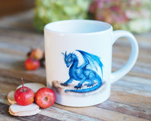 Laden Sie das Bild in den Galerie-Viewer, Kindertasse "Saphirdrache"