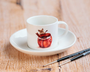 Espressotasse Tasse mug aus feiner Keramik "Freche Maus"