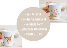 Laden Sie das Bild in den Galerie-Viewer, Konische Tasse &quot;Schnupperfuchs&quot;
