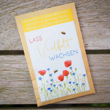 Laden Sie das Bild in den Galerie-Viewer, Geschenkset: Tasse aus Keramik "Mohnblumentasse + Bio-Blumensamen + Geschenkkarton"
