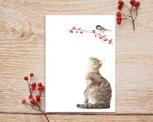 Laden Sie das Bild in den Galerie-Viewer, Postkarte mit frecher Katze
