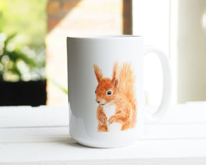 Große Teetasse "Quirliges Eichhörnchen"