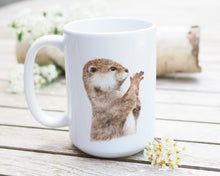 Laden Sie das Bild in den Galerie-Viewer, Große Teetasse &quot;Niedlicher Otter&quot;
