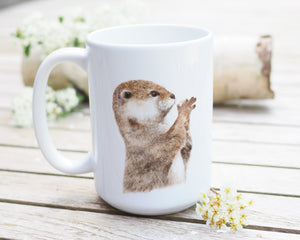 Große Teetasse "Niedlicher Otter"