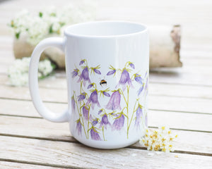 Große Teetasse "Glockenblumenwiese"