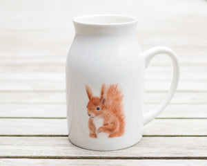 Milchkännchen/Vase "Quirliges Eichhörnchen"