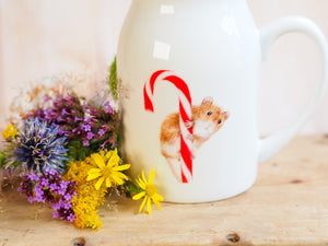 Milchkännchen/Vase "Kleine Maus mit Zuckerstange"