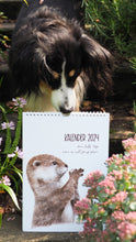 Laden Sie das Bild in den Galerie-Viewer, Wunderschöner Kalender 2024  in A4 - die schönsten Tierzeichnungen und Poesie

