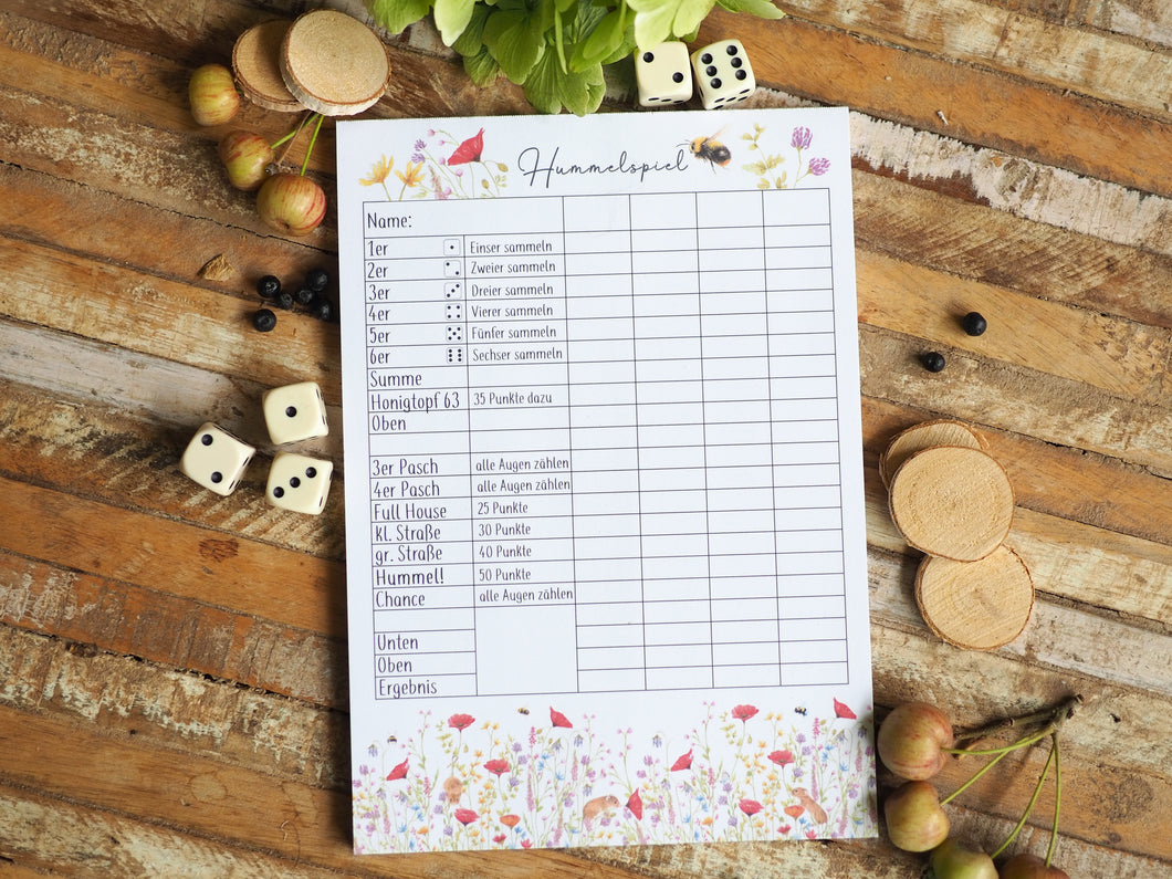 Notizblock mit handgemaltem Tier- oder Blumenmotiv, liebevoll gestaltet auf feinem Papier