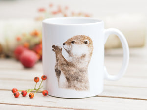 Feine Keramiktasse "Niedlicher Otter"