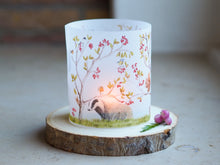 Laden Sie das Bild in den Galerie-Viewer, Windlicht Tischdeko &quot;Tiere im Herbstwald&quot;
