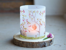 Laden Sie das Bild in den Galerie-Viewer, Windlicht Tischdeko &quot;Tiere im Herbstwald&quot;
