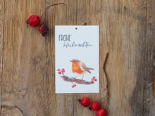 Laden Sie das Bild in den Galerie-Viewer, 8x Geschenkeanhänger im Set "Frohe Weihnachten"

