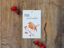 Laden Sie das Bild in den Galerie-Viewer, 8x Geschenkeanhänger im Set "Frohe Weihnachten"
