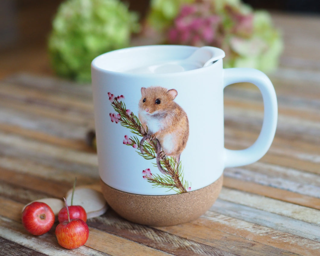 Grosse Tasse mit Korkboden 