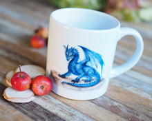 Laden Sie das Bild in den Galerie-Viewer, Kindertasse &quot;Saphirdrache&quot;
