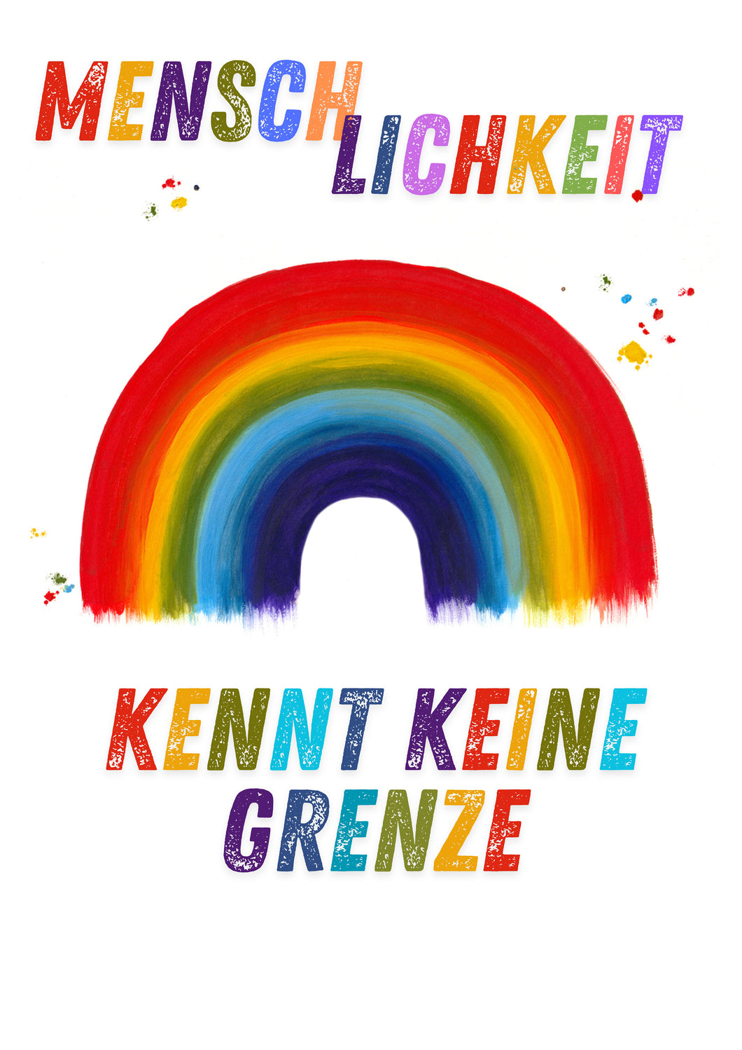 Demoplakat Regenbogen for free!